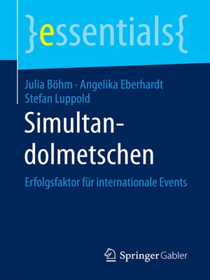 cover image of Simultandolmetschen